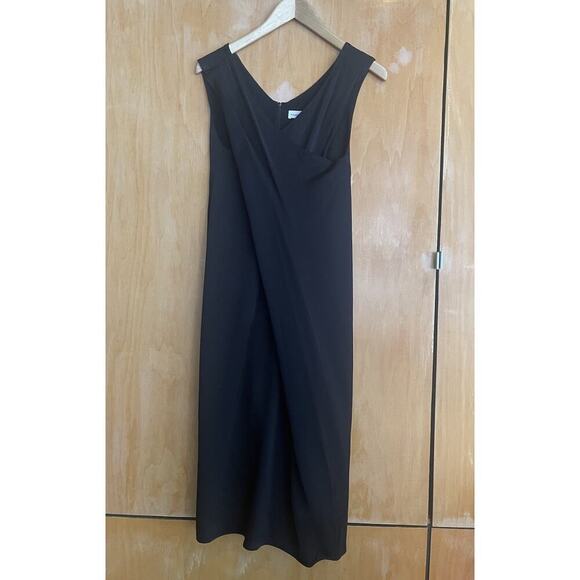 Malene Birger Black Sleeveless Aluta Cross Over Dress Black Size 36 - Picture 5 of 9